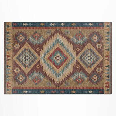 Teppich auf pvc Aztekische Symmetrie