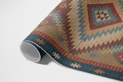 Teppich auf pvc Aztekische Symmetrie