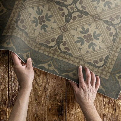 Pvc teppich Symmetrische Vintage-Muster