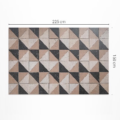 Teppich auf pvc Traditionelles Mosaik Eines Alten Hauses