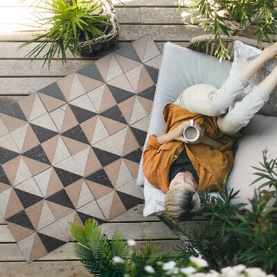Teppich auf pvc Traditionelles Mosaik Eines Alten Hauses
