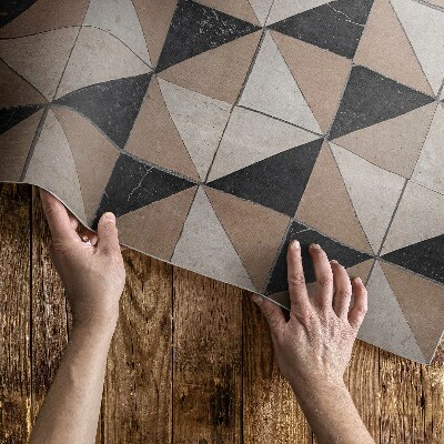 Teppich auf pvc Traditionelles Mosaik Eines Alten Hauses