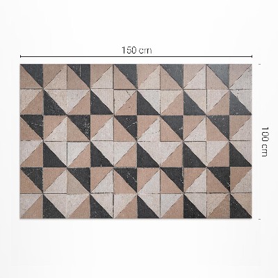 Teppich auf pvc Traditionelles Mosaik Eines Alten Hauses