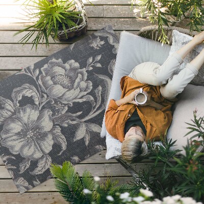Vinyl teppich Romantische Vintage-Muster