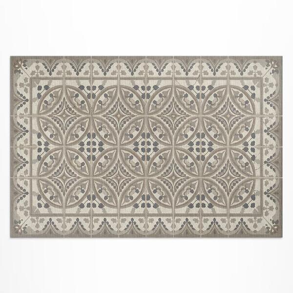 Teppich auf pvc Geometrischer Boho