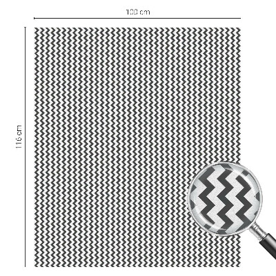 Toom Sichtschutzfolie Zickzackmuster
