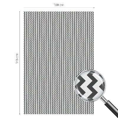 Toom Sichtschutzfolie Zickzackmuster