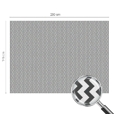 Toom Sichtschutzfolie Zickzackmuster