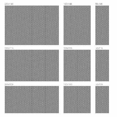 Toom Sichtschutzfolie Zickzackmuster