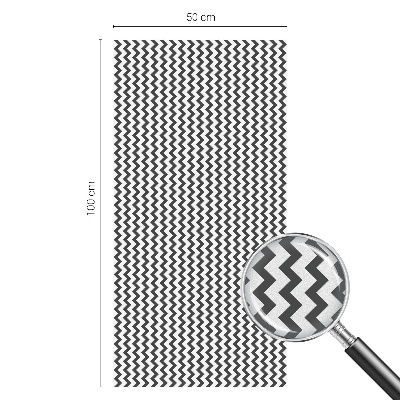 Toom Sichtschutzfolie Zickzackmuster