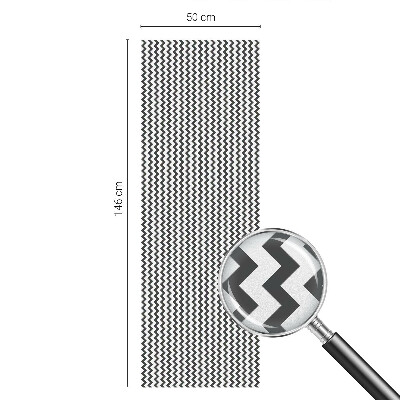 Toom Sichtschutzfolie Zickzackmuster