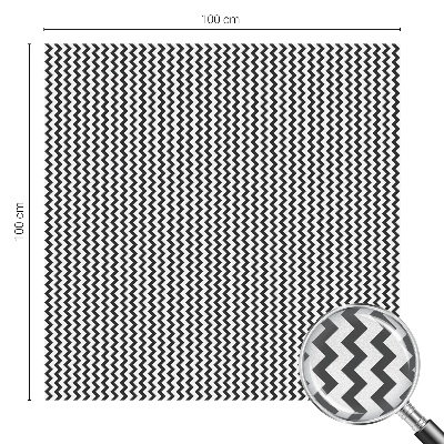 Toom Sichtschutzfolie Zickzackmuster