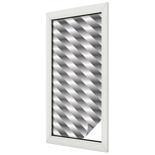 Milchglasfolie Fenster Buntglasoptik Geometrische Streifen