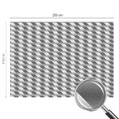 Milchglasfolie Fenster Buntglasoptik Geometrische Streifen