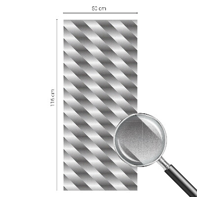 Milchglasfolie Fenster Buntglasoptik Geometrische Streifen