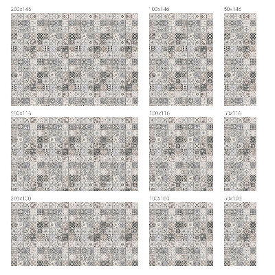 Fensterfolie mit Motiv Buntglas Geflieste Muster