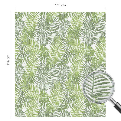 Fensterfolie Sichtschutz Pflanzenmuster
