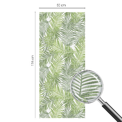 Fensterfolie Sichtschutz Pflanzenmuster