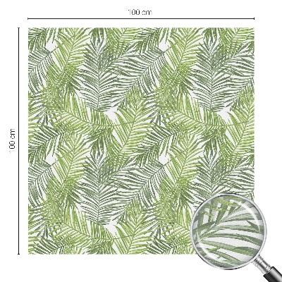 Fensterfolie Sichtschutz Pflanzenmuster