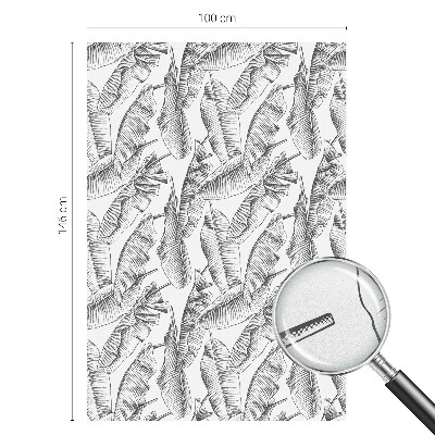 Fensterfolie Sichtschutz Tropische Blätter