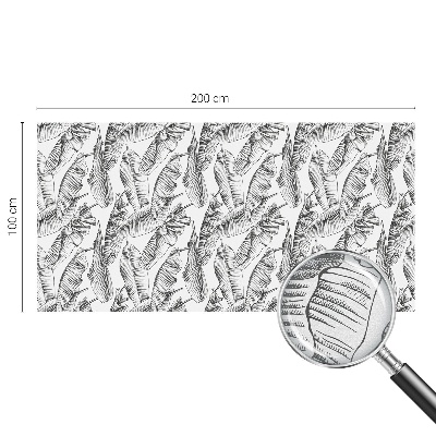 Fensterfolie Sichtschutz Tropische Blätter