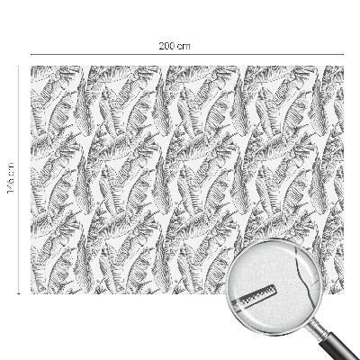 Fensterfolie Sichtschutz Tropische Blätter