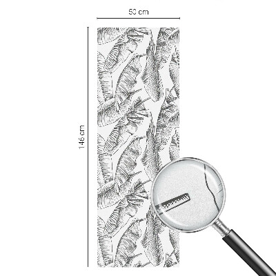 Fensterfolie Sichtschutz Tropische Blätter