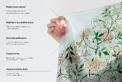 Sichtschutz Klebefolie für Fenster Botanisches Muster