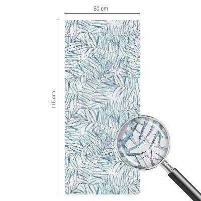 Sichtschutz Klebefolie für Fenster Botanisches Muster