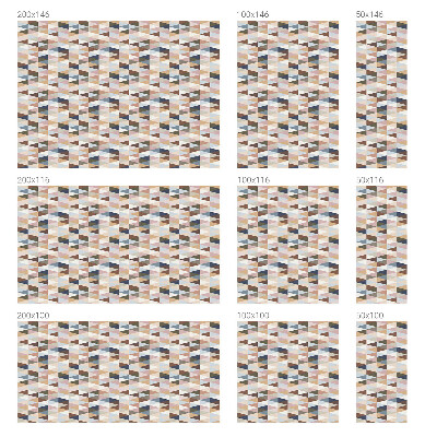 Milchglasfolie Fenster Buntglasoptik Pastellsymmetrie