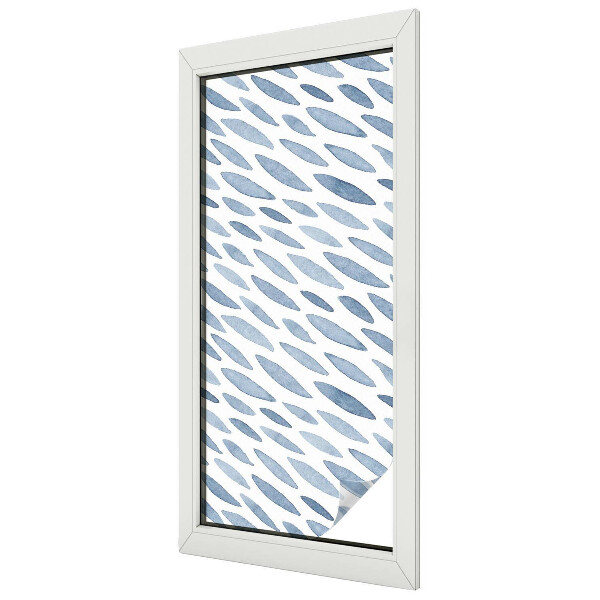 Toom Sichtschutzfolie Blaue Striche
