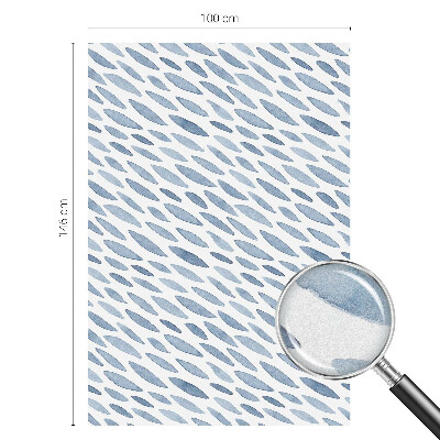 Toom Sichtschutzfolie Blaue Striche