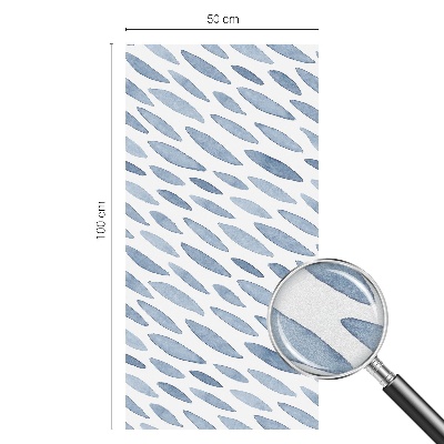 Toom Sichtschutzfolie Blaue Striche