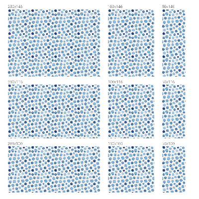 Fensterfolie Sichtschutz Aquarellpunkte