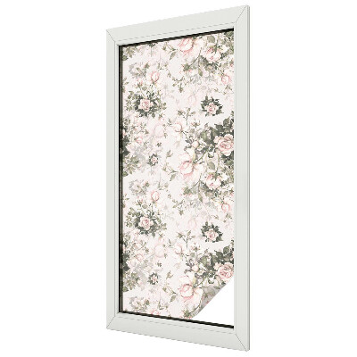 Sichtschutz Klebefolie für Fenster Blumenschönheit