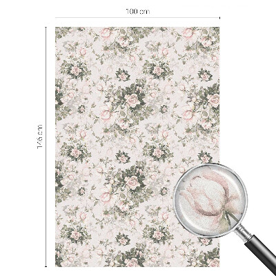 Sichtschutz Klebefolie für Fenster Blumenschönheit