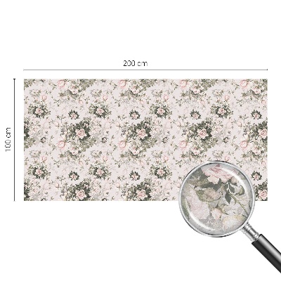 Sichtschutz Klebefolie für Fenster Blumenschönheit