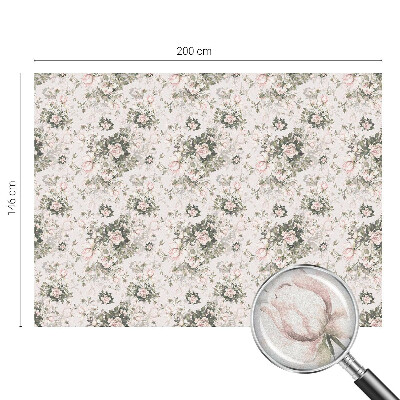 Sichtschutz Klebefolie für Fenster Blumenschönheit