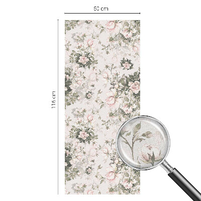 Sichtschutz Klebefolie für Fenster Blumenschönheit