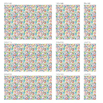 Toom Sichtschutzfolie Farbenfrohe Komposition