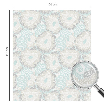 Milchglasfolie Fenster Buntglasoptik Zarte Federn