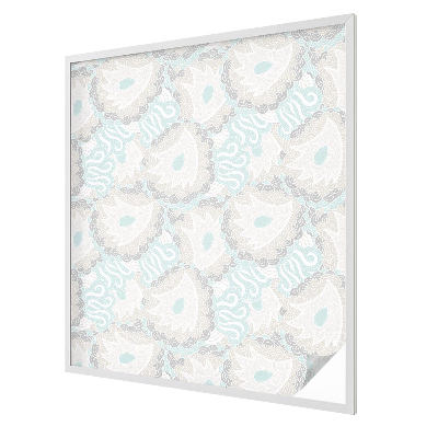 Milchglasfolie Fenster Buntglasoptik Zarte Federn