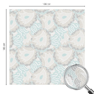 Milchglasfolie Fenster Buntglasoptik Zarte Federn