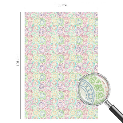 Sichtschutz Klebefolie für Fenster Bunte Mandalas