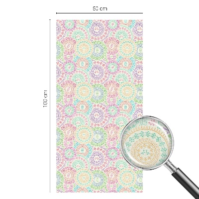 Sichtschutz Klebefolie für Fenster Bunte Mandalas