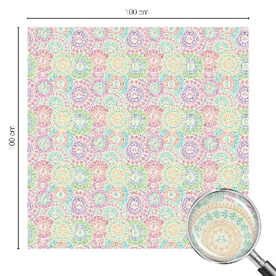 Sichtschutz Klebefolie für Fenster Bunte Mandalas