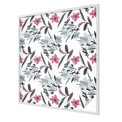 Fensterfolie mit Motiv Buntglas Blumenmuster