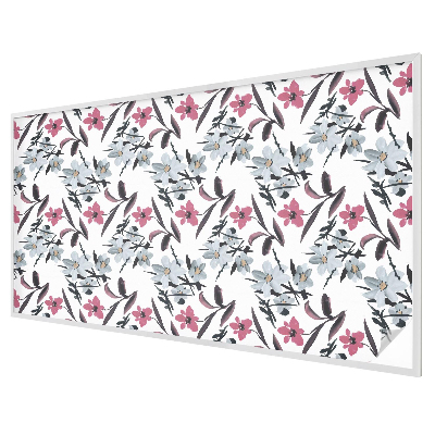 Fensterfolie mit Motiv Buntglas Blumenmuster