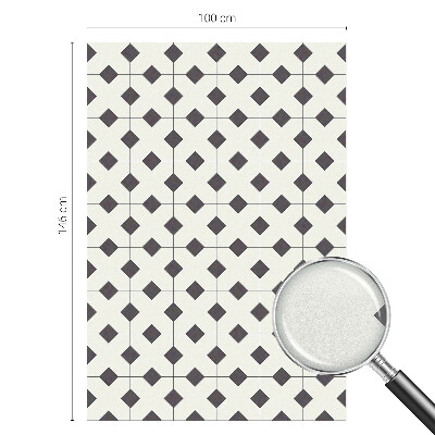 Toom Sichtschutzfolie Schwarze und weiße Diamanten