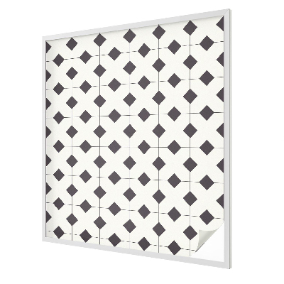 Toom Sichtschutzfolie Schwarze und weiße Diamanten